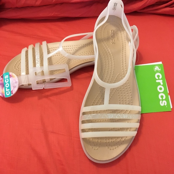 crocs isabella white